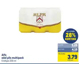 Makro Alfa edel pils multipack aanbieding