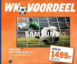 Makro Samsung 100 QLED smart-tv aanbieding