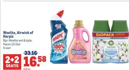 Makro Woolite, Airwick of Harpic aanbieding