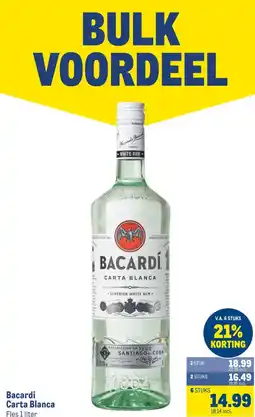 Makro Bacardi Carta Blanca aanbieding