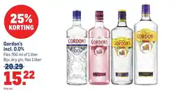 Makro Gordon's incl. 0.0% aanbieding