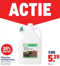 Makro HG groene aanslagreiniger aanbieding