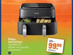 Makro Philips dual airfryer aanbieding