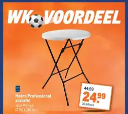 Makro Metro Professional statafel aanbieding
