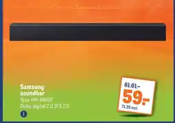 Makro Samsung soundbar aanbieding