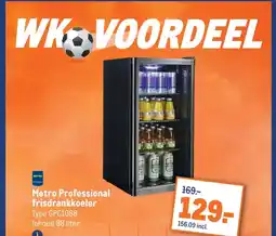Makro Metro Professional frisdrankkoeler aanbieding