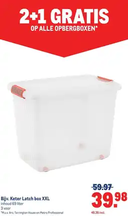 Makro Bijv. Keter Latch box XXL aanbieding