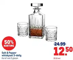 Makro Salt & Pepper whiskyset 3-delig aanbieding