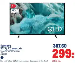 Makro Samsung 50 QLED smart-tv aanbieding