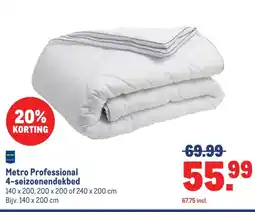 Makro Metro Professional 4-seizoenendekbed aanbieding