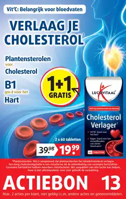Lucovitaal VERLAAG JE CHOLESTEROL aanbieding
