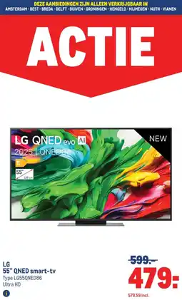 Makro LG 55 QNED smart-tv aanbieding