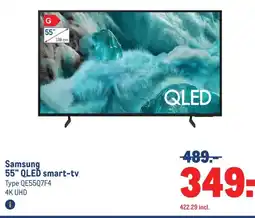 Makro Samsung 55 QLED smart-tv aanbieding