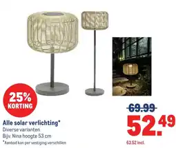 Makro Alle solar verlichting aanbieding
