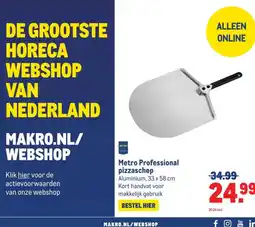 Makro Metro Professional pizzaschep aanbieding