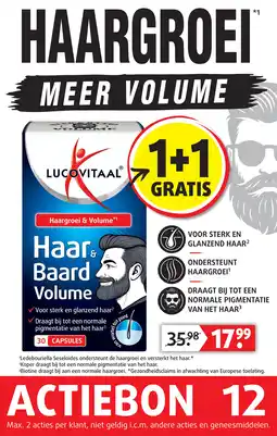 Lucovitaal Haar & Baard Volume aanbieding