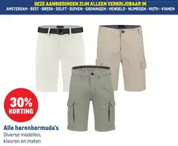 Makro Alle herenbermuda's aanbieding