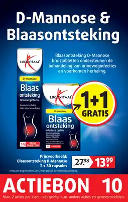 Lucovitaal D-Mannose & Blaasontsteking aanbieding