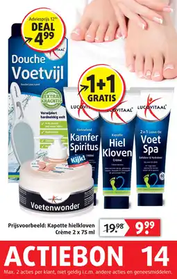 Lucovitaal Voeten producten, bijv Kapotte hielkloven aanbieding