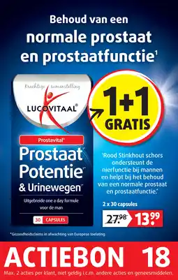 Lucovitaal Prostaat Potentie & Urinewegen aanbieding