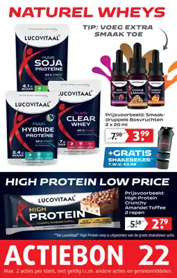Lucovitaal NATUREL WHEYS aanbieding