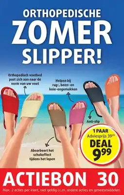 Lucovitaal ORTHOPEDISCHE ZOMER SLIPPER! aanbieding