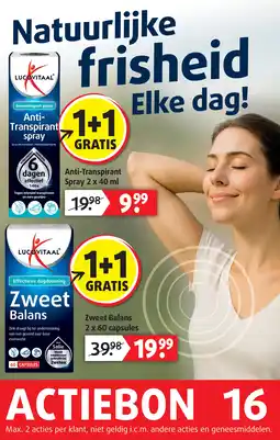 Lucovitaal Anti-Transpirant spray aanbieding