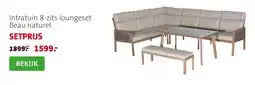 Intratuin Intratuin 8-zits loungeset Beau naturel aanbieding