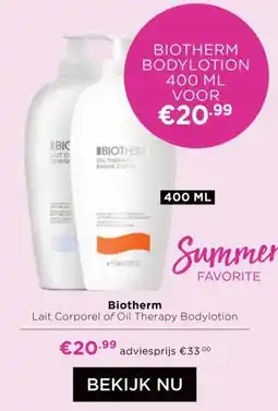 ICI Paris XL Biotherm aanbieding