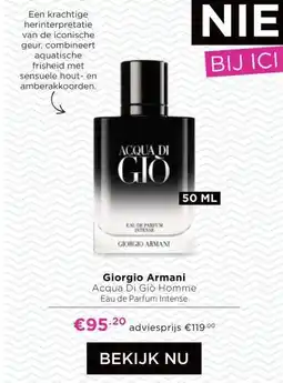 ICI Paris XL Giorgio Armani aanbieding
