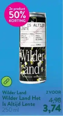 Holland & Barrett Wilder Land Het Is Altijd Lente aanbieding