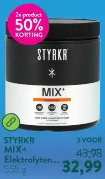 Holland & Barrett MIX+ Elektrolyten en Koolhydraten Blood Orange - 555g aanbieding