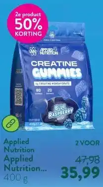 Holland & Barrett Applied Nutrition Creatine Gummies Blue Raspberry aanbieding