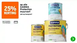 GAMMA op alle GAMMA Protection muurverf aanbieding