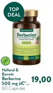 Holland & Barrett Berberine 500 mg â€“ 60 capsules aanbieding