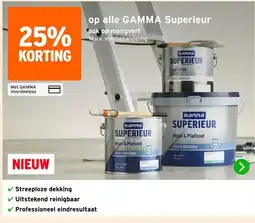GAMMA op alle GAMMA Superieur aanbieding