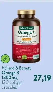 Holland & Barrett Omega 3 1360mg aanbieding
