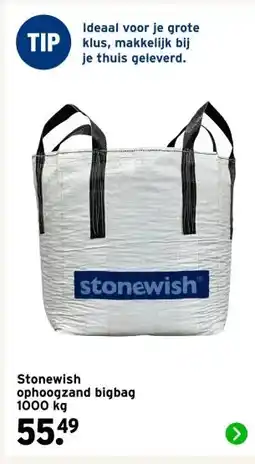 GAMMA Stonewish ophoogzand bigbag 1000 kg aanbieding