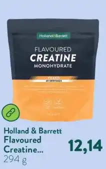Holland & Barrett Flavoured Creatine Monohydraat Peach - 294g aanbieding