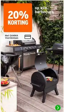 GAMMA op alle barbecues aanbieding