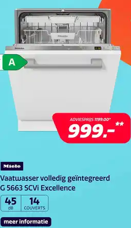 Electroworld Miele G 5663 SCVi Excellence aanbieding