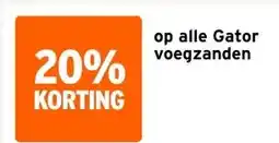 GAMMA op alle Gator voegzanden aanbieding
