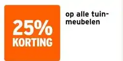 GAMMA op alle tuin- meubelen aanbieding