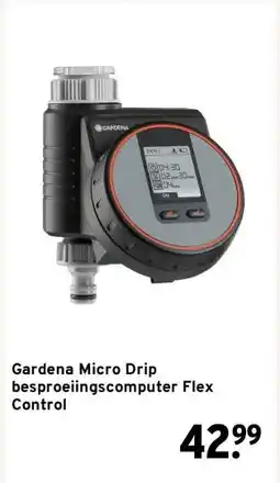 GAMMA Gardena Micro Drip besproeiingscomputer Flex Control aanbieding