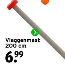 GAMMA Vlaggenmast 200 cm aanbieding