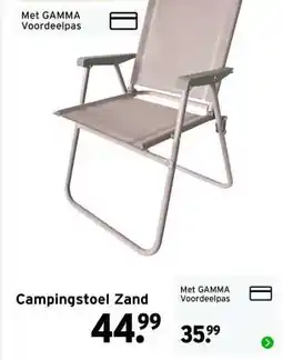 GAMMA Campingstoel Zand aanbieding