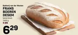 Ekoplaza Bakkerij van der Westen FRANS BOEREN DESEM aanbieding