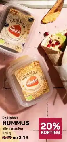 Ekoplaza De Hobbit HUMMUS aanbieding
