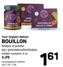 Ekoplaza Your Organic Nature BOUILLON aanbieding