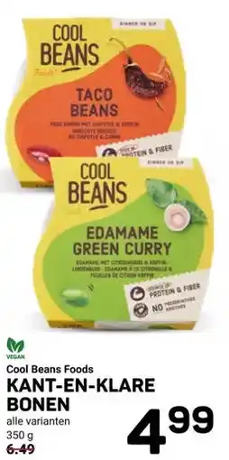 Ekoplaza Cool Beans Foods KANT-EN-KLARE BONEN aanbieding